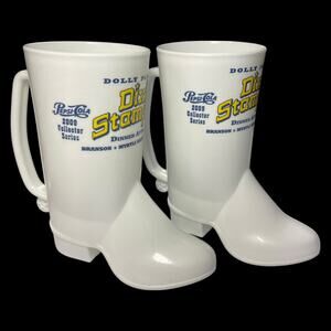Dolly Parton Dixie Stampede Boot Cups (Set of 2) – 2009 Pepsi Collector Series